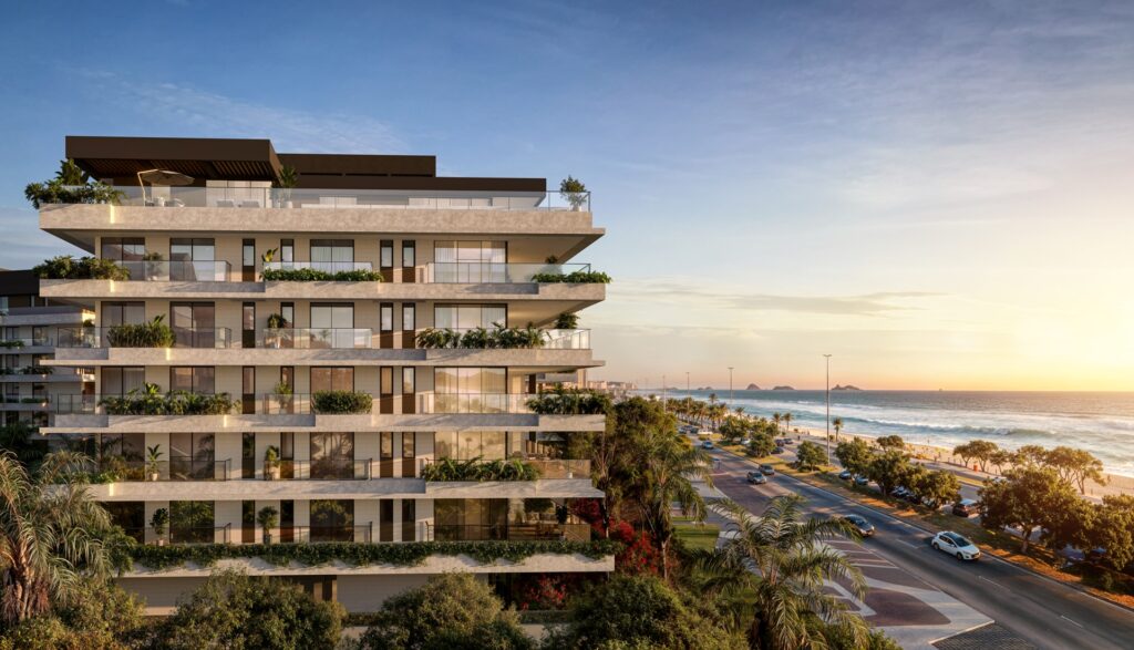 Fachada do Riio Piero Lissoni Barra da Tijuca