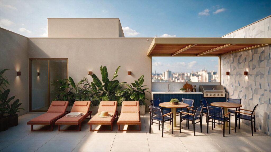 sansa living flamengo terraço gourmet