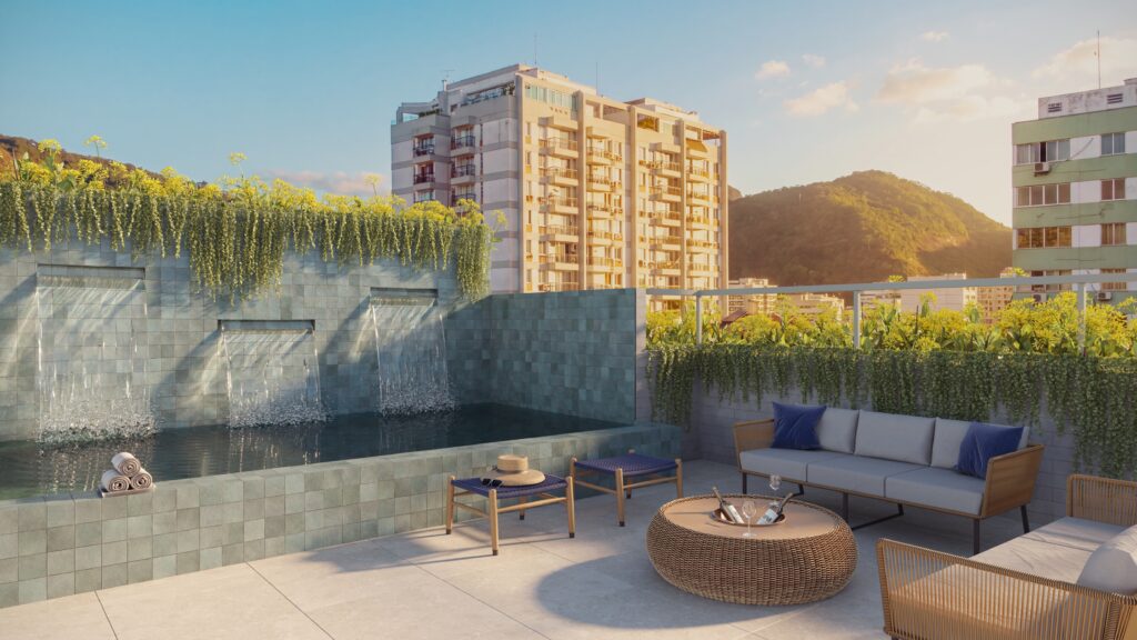 fevereiro botafogo living piscina