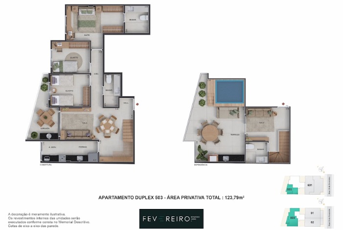 fevereiro botafogo living planta cobertura