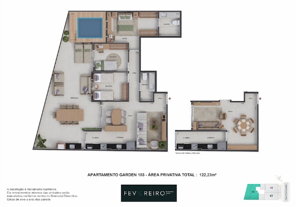 fevereiro botafogo living planta garden quartos