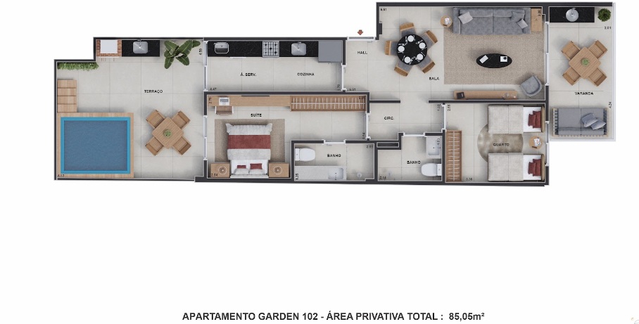 fevereiro botafogo living planta garden