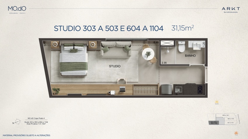 modo copacabana planta studio