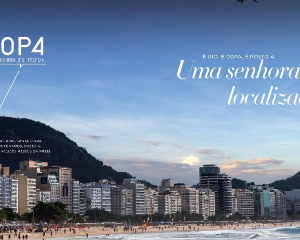 Lançamento Cop4 : No melhor do bairro de Copacabana