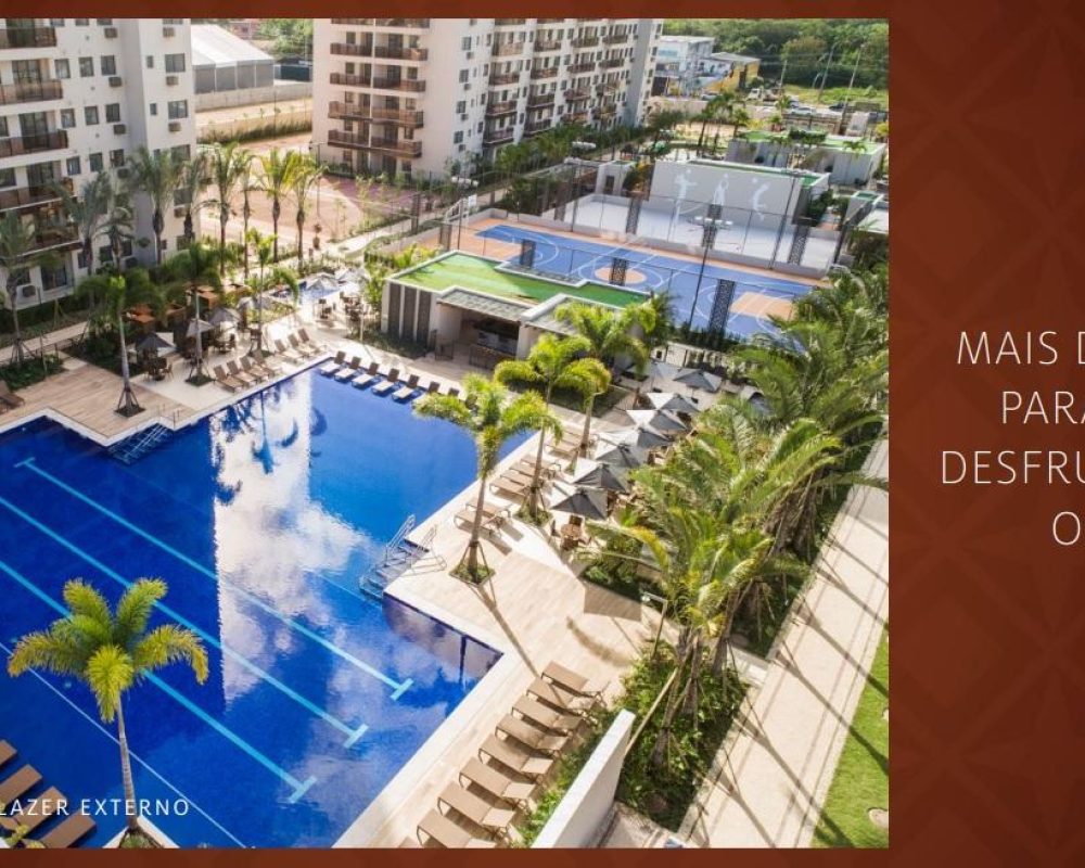 Área de lazer do Lake Residencial Club Cyrela