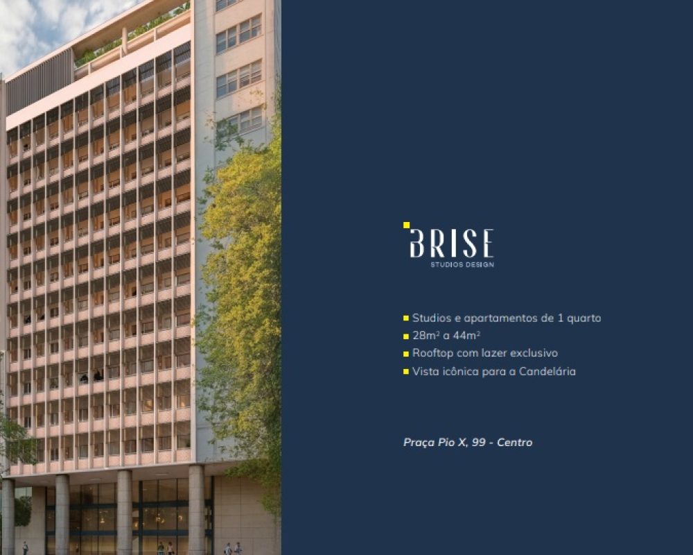 Lançamento Brise Studios no Centro do Rio de Janeiro