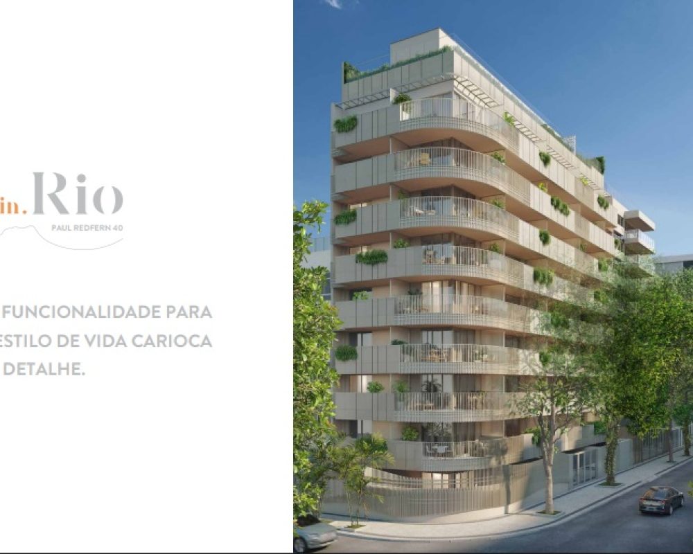 Fachada do Be In Rio Paul Redfern