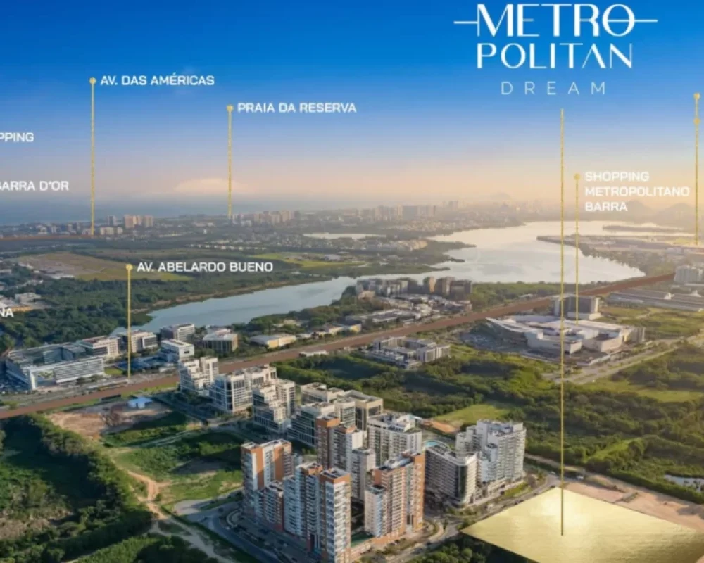 Localização do Metropolitan Dream Lançamento da Cury