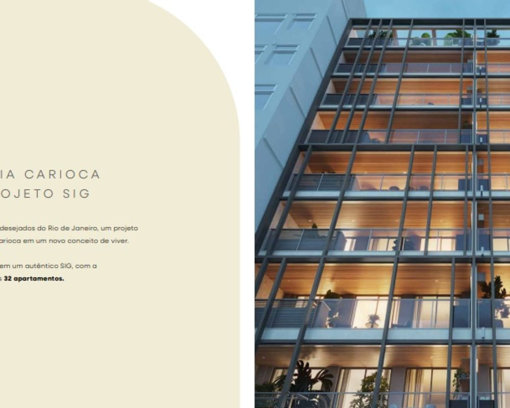 Descubra o Arq Ipanema, lançamento SIG na Alberto de Campos