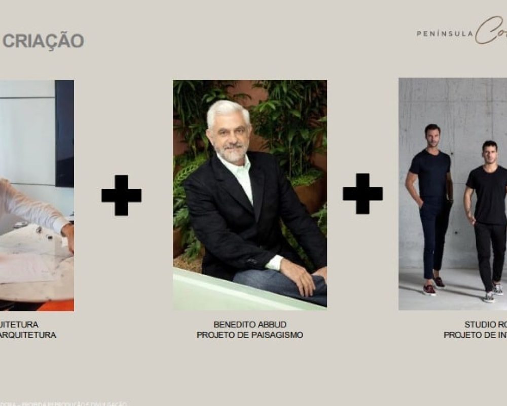 Design assinado por profissionais renomados