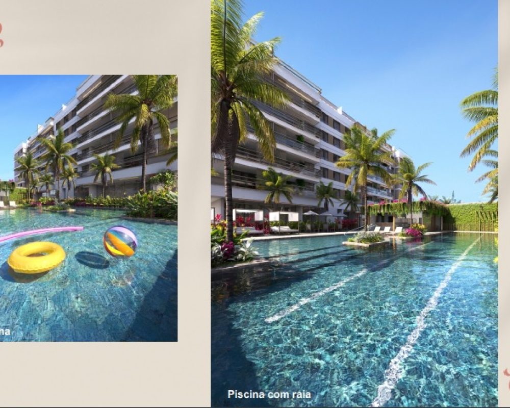 Área de lazer do lançamento Kauai Pontal Oceânico