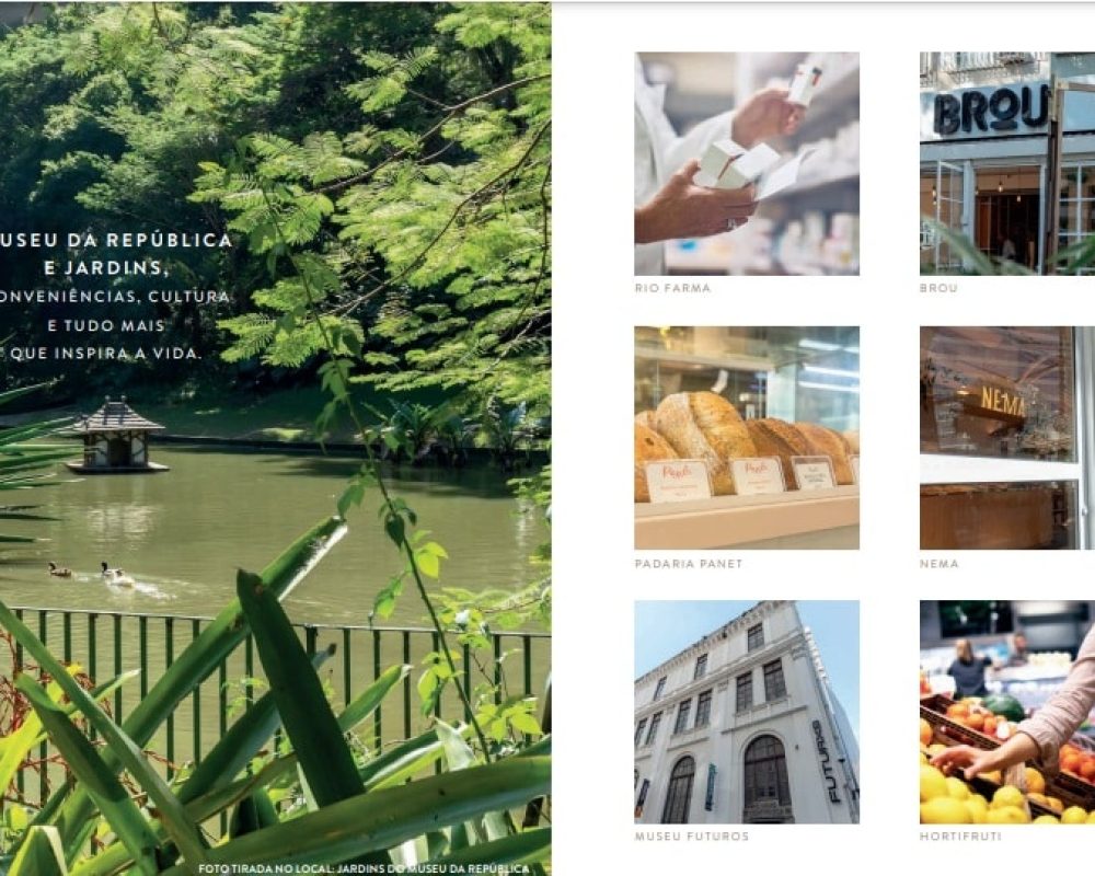 Localização do Aqua Village Rua Silveira Martins