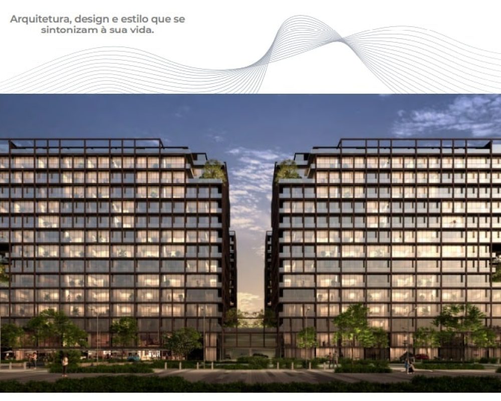 Fachada do Arte Wave Surf Residences na Cidade Arte