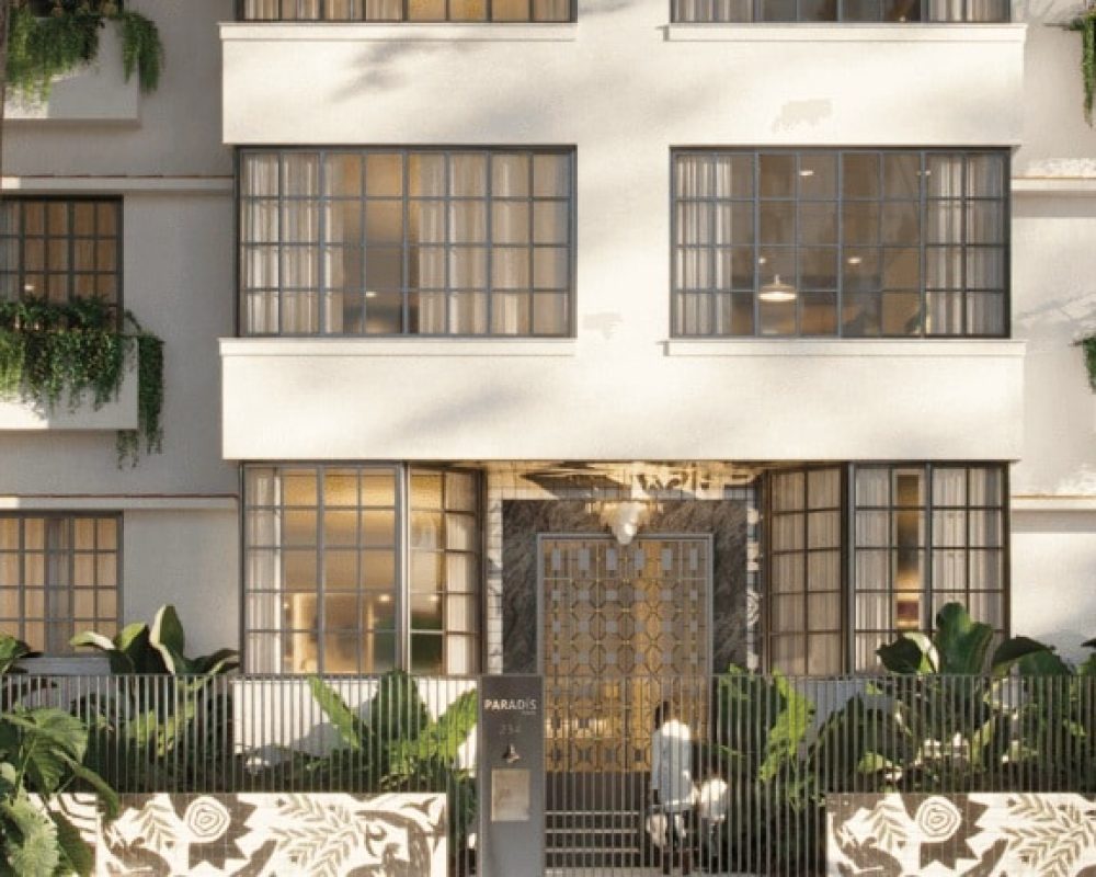 Fachada do Paradís Mozak Leblon