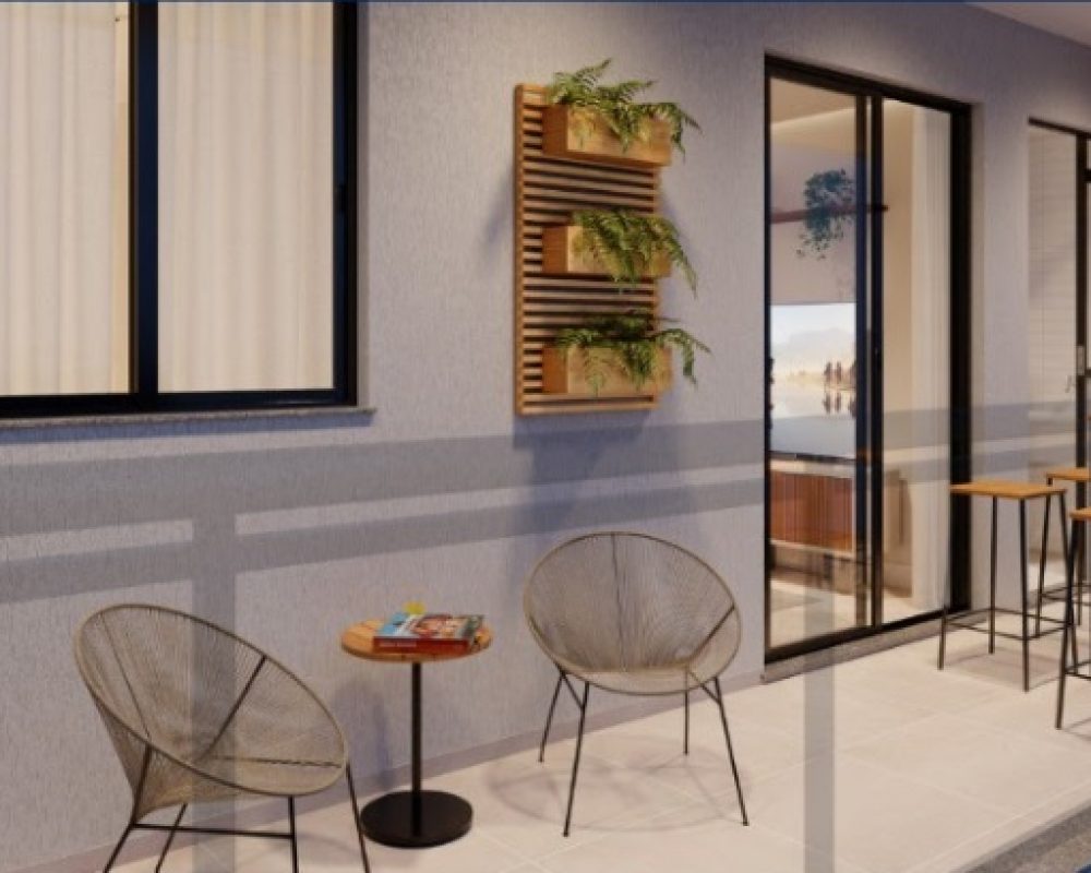 Perspectiva de varanda do Prime 187 Residencial