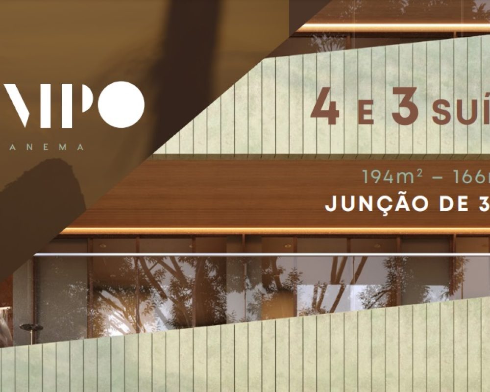 Tempo Ipanema Residencial: Lançamento Safira Engenharia