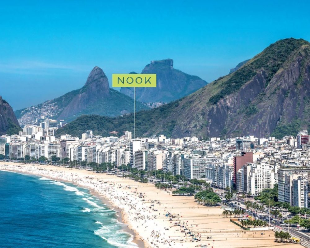 Localização do Nook Copacabana - Rio de Janeiro
