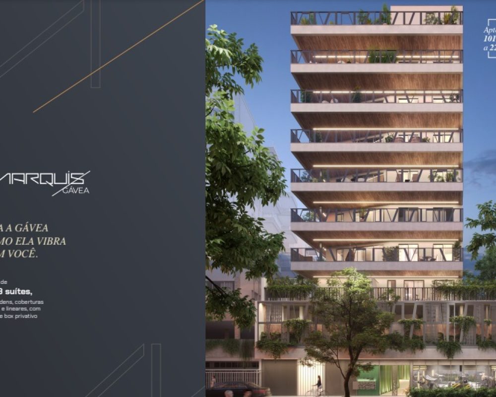 Marquis Gávea: Lançamento da Aros Inc na Marquês de São Vicente