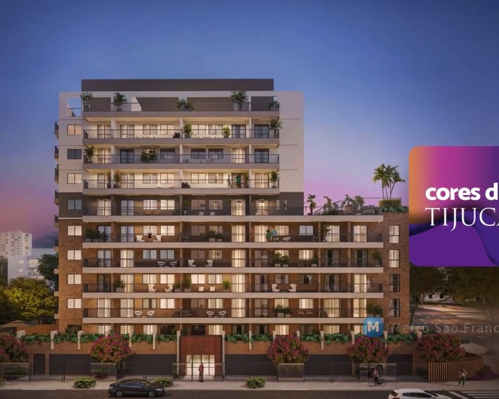 Cores da Tijuca, lançamento residencial na Rua Alzira Brandão na Tijuca