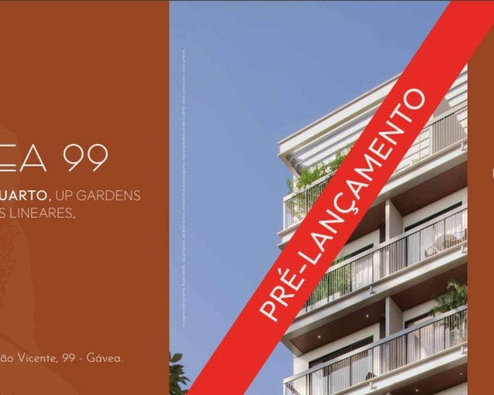 Gávea 99 Lançamento residencial no bairro da Gávea