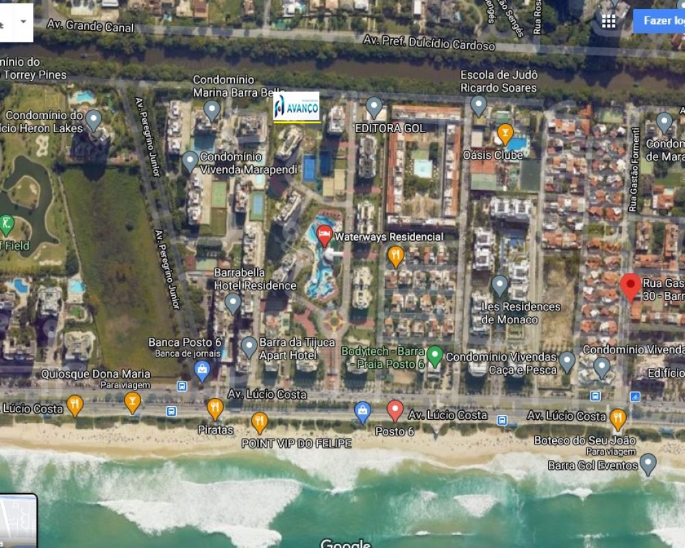 Localização do Lançamento Avanço