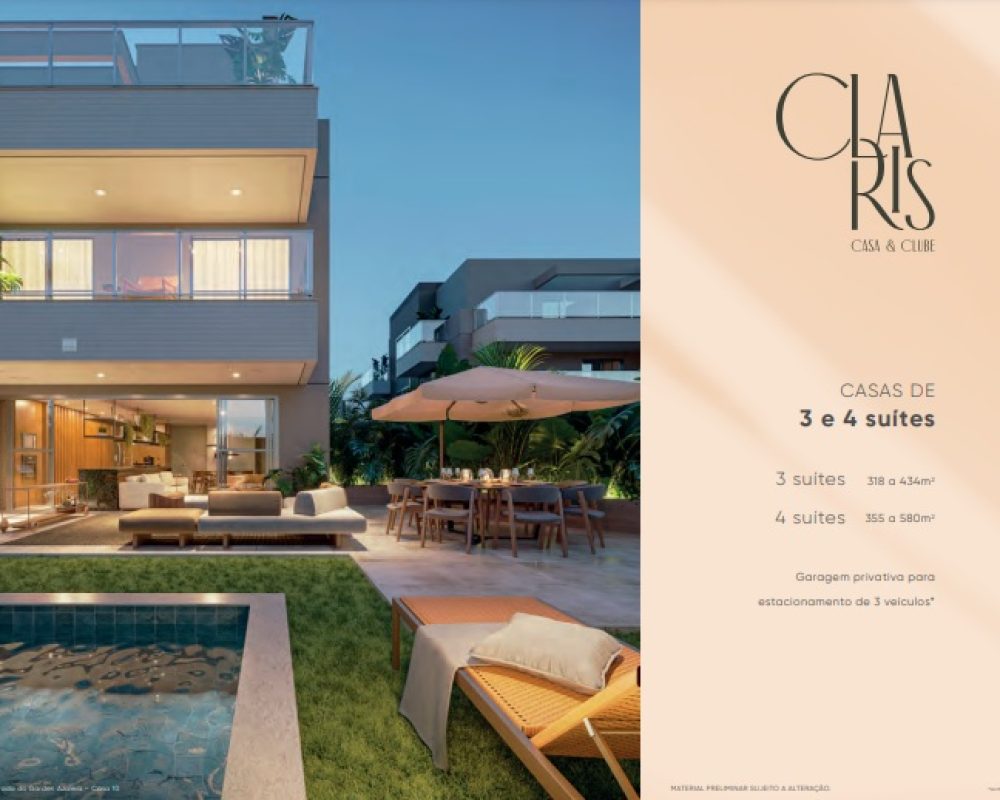 Claris Casa e Clube, tudo que sua família sempre sonhou