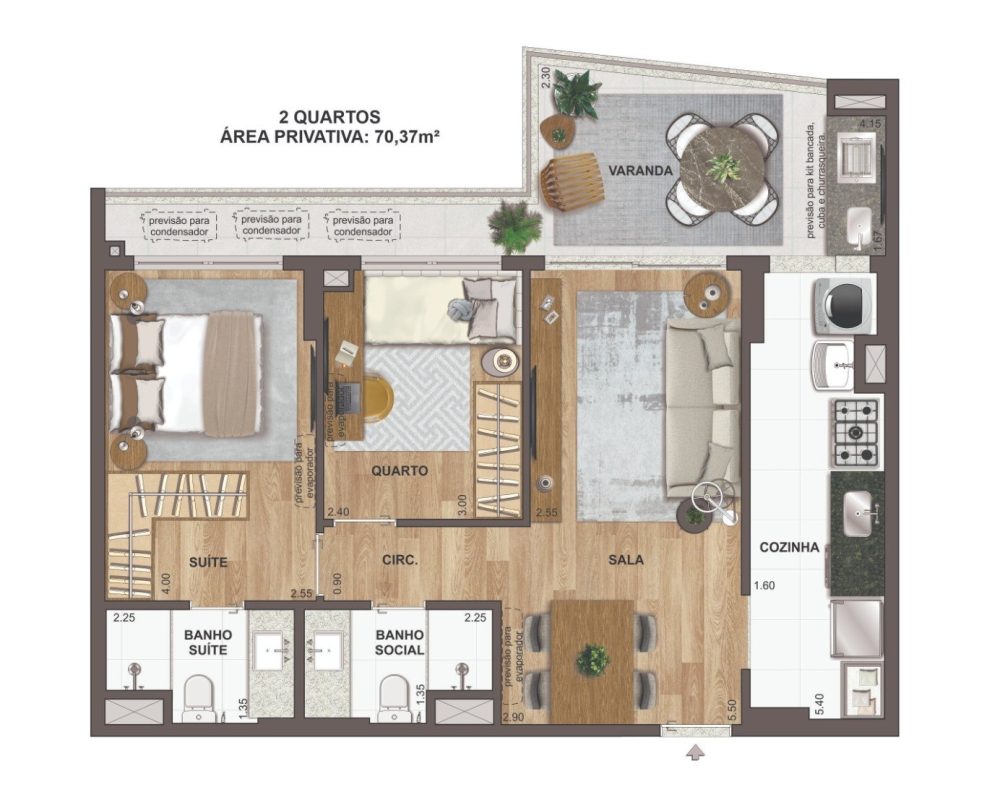 La Isla Tijuca - 2 Quartos