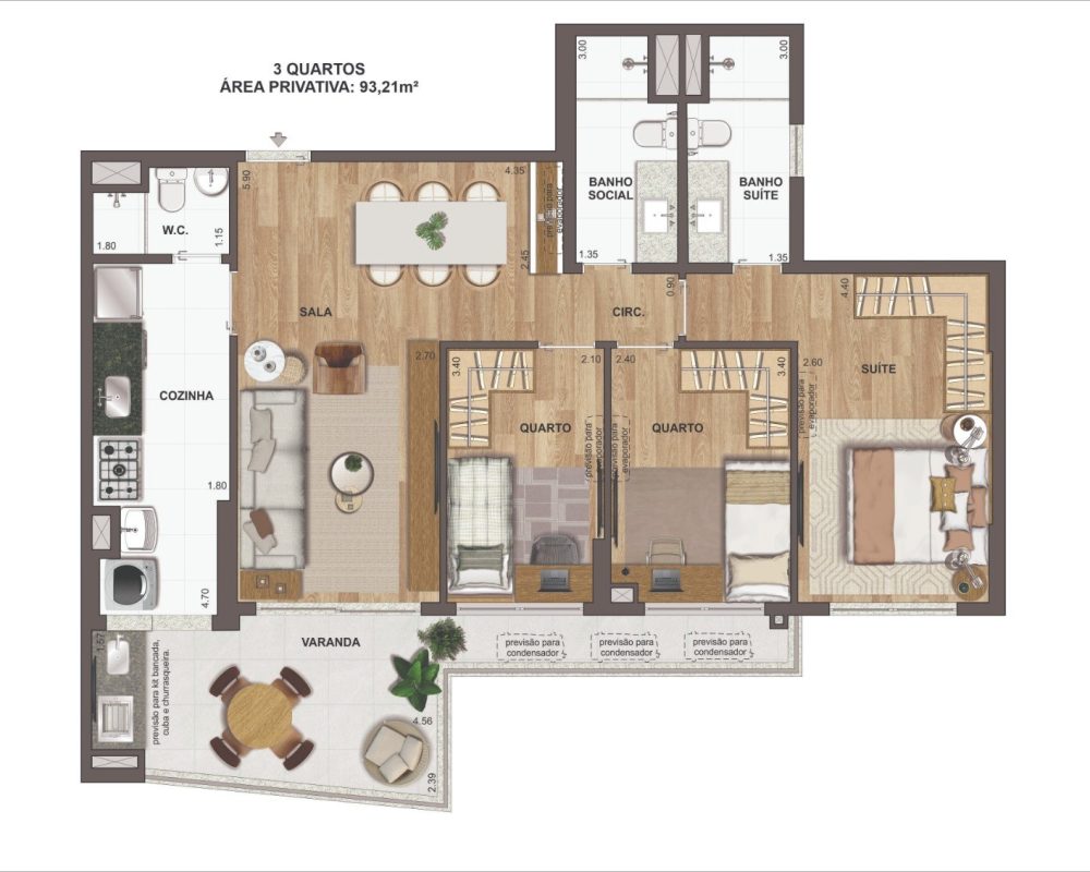 La Isla Tijuca - 3 Quartos