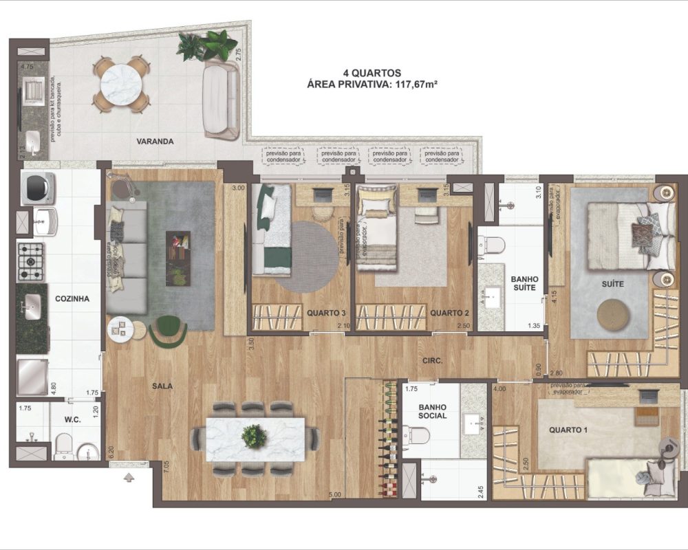 La Isla Tijuca - 4 quartos