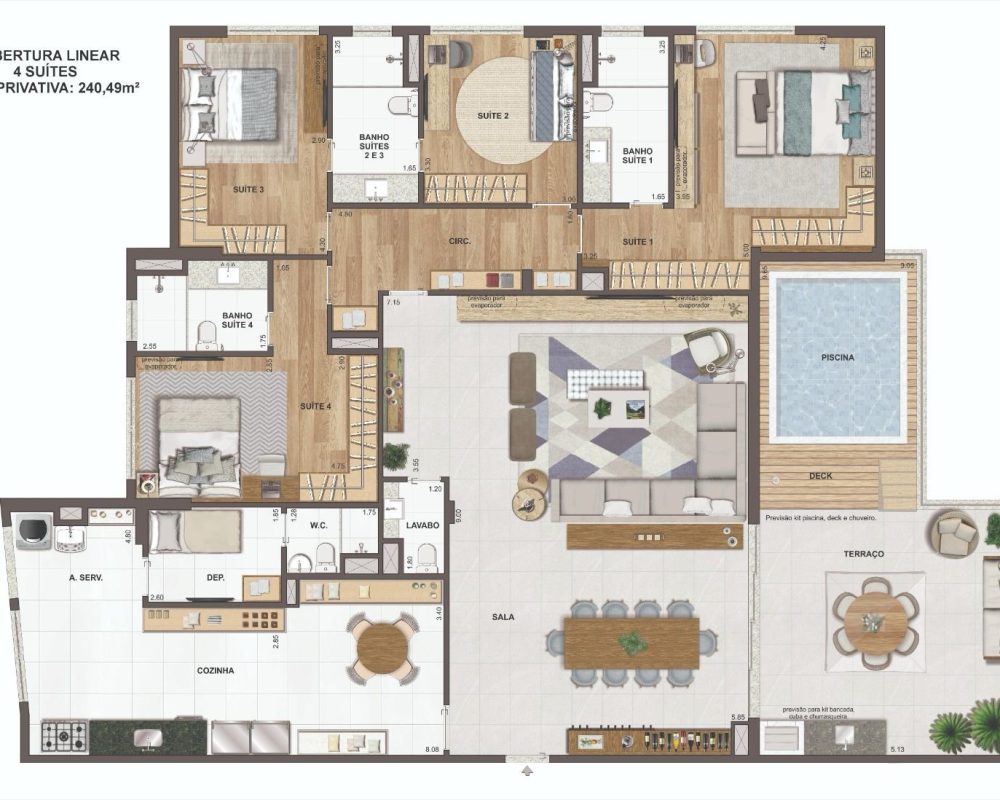 La Isla Tijuca Cob. Linear 4S