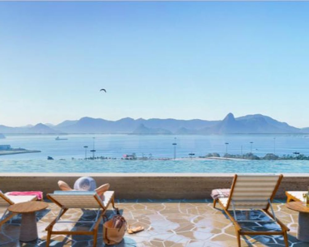 Vista do Rooftop do Oriá Glória Residencial