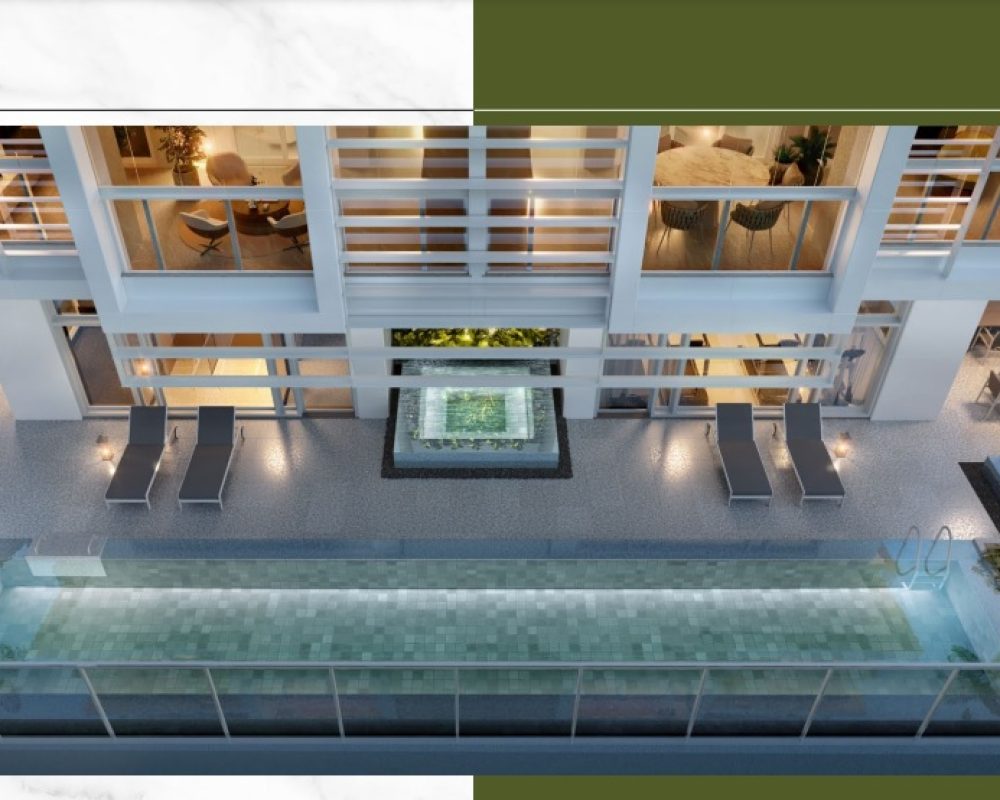 Vista piscina Blanc 260