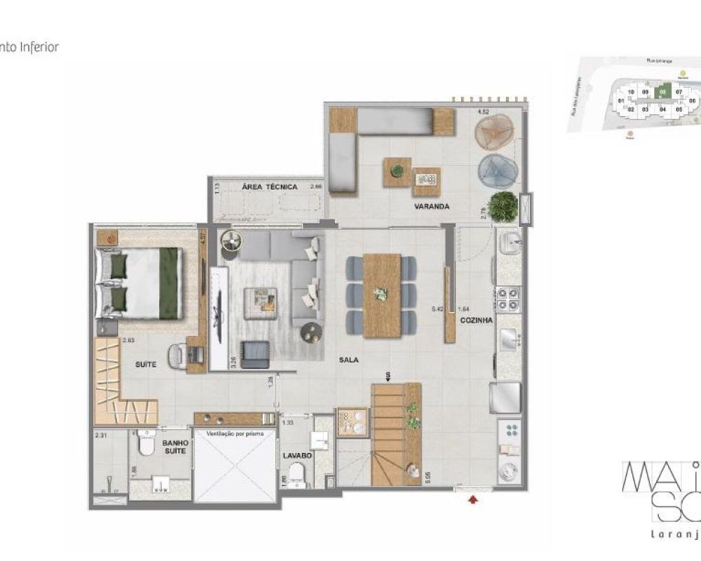 planta-unidade-1208-pavimento-inferior