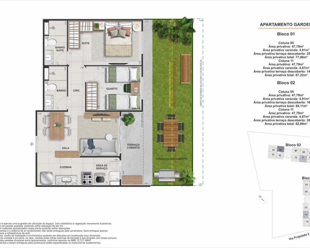 Plantas Marine Barra Residence