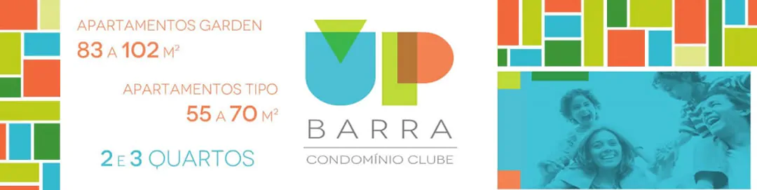Up Barra Condomínio Club - 2 e 3 Quartos em Jacarepaguá