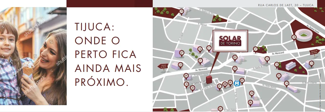 Localização Solar de Torino Tijuca