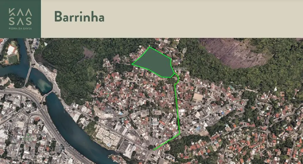 Kaasas Pedra da Gávea Localização