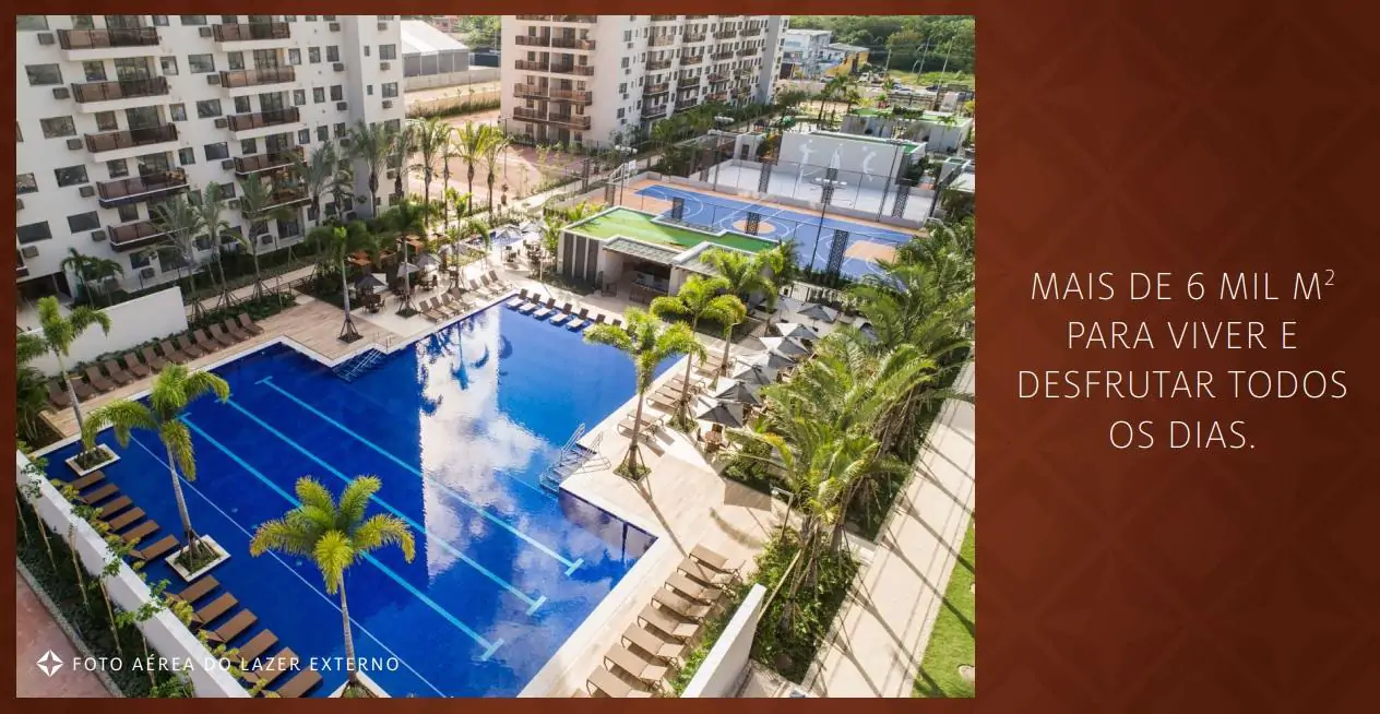 Área de lazer do Lake Residencial Club Cyrela