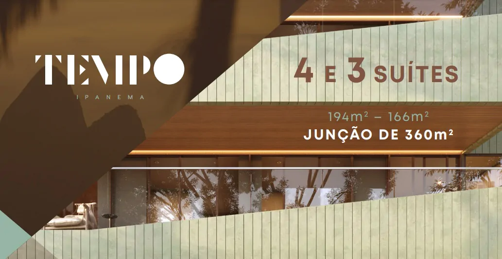 Tempo Ipanema Residencial: Lançamento Safira Engenharia