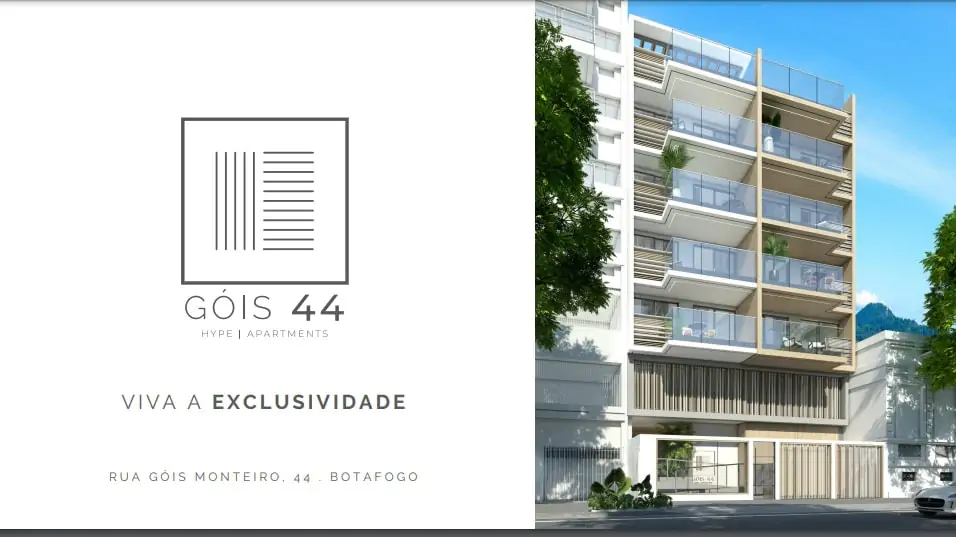 Fachada do Góis 44 Botafogo