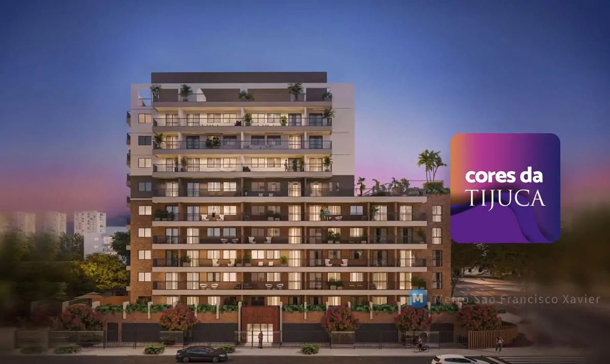 Cores da Tijuca, lançamento residencial na Rua Alzira Brandão na Tijuca