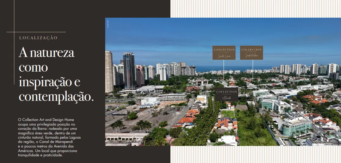 Localização do Collection Alameda Barra da Tijuca