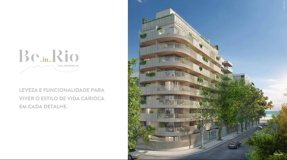 Fachada do Be In Rio Paul Redfern