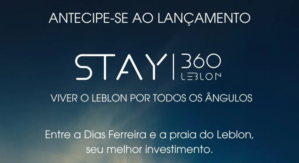 Lançamento Stay 360 Leblon