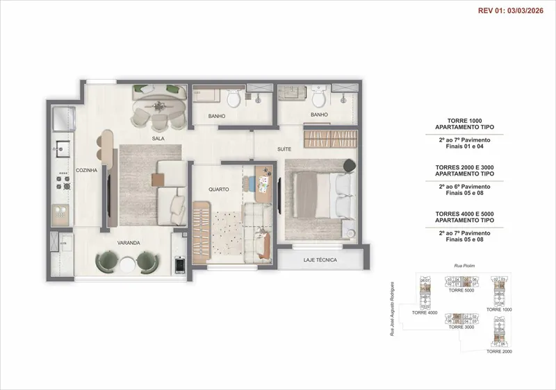 breeze residence patrimar plantas