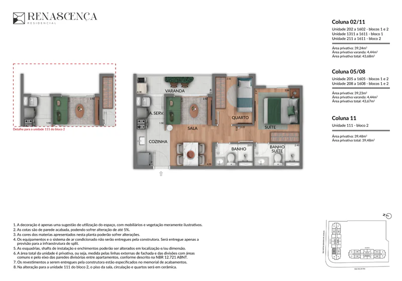 renascença residencial andarai planta